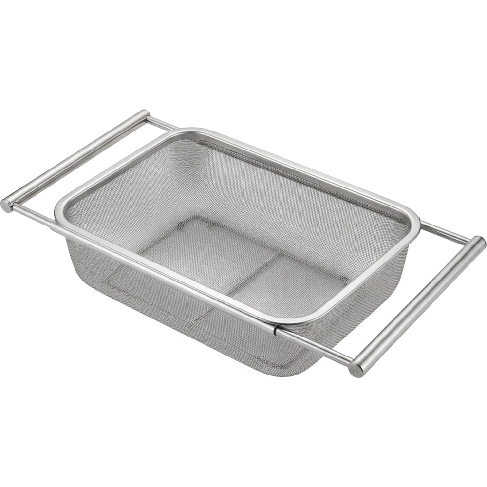 Zilfa Expandable Over Sink Stainless Mesh Colander 43 cm - Product view